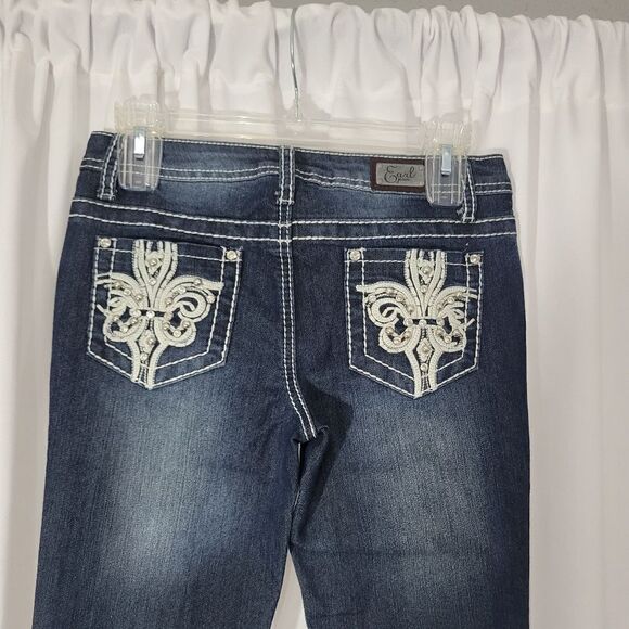 Earl jeans slim Fit Sz 1 Junior Dark Wash Like New - Picture 14 of 14